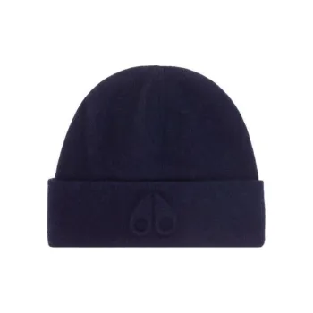 Moose Knuckles Merino Wool Beanies Men's Dark Blue