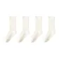 ⑧ Autumn-Winter Pure Wool Socks Combination (White+White+White+White)