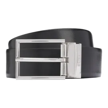 HUGO BOSS Leather Leather Belts Men's Black  