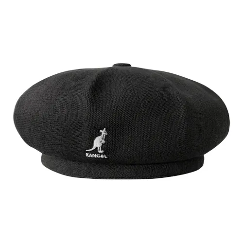 KANGOL Bamboo Fiber, Modacrylic, Nylon Berets Men's Black