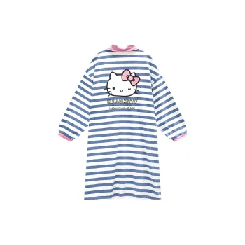 GUKOO x Hello Kitty Sanrio Series Nightgown Women's Moonlight Blue