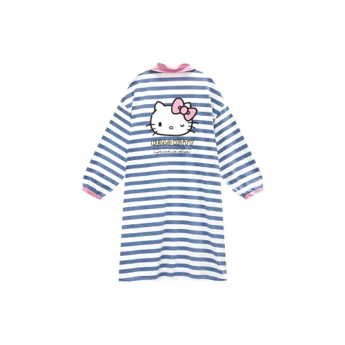 GUKOO x Hello Kitty Sanrio Series Nightgown Women's Moonlight Blue