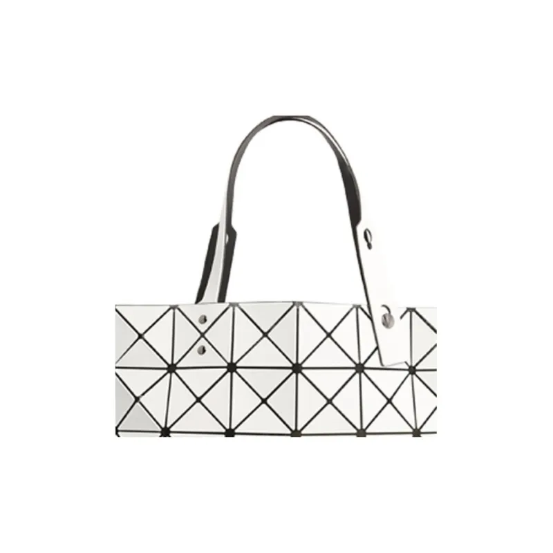 ISSEY MIYAKE Nylon Fabric Tote Bag, Shopping Bag, Shoulder Bag, Handbag Women's Ecru-1