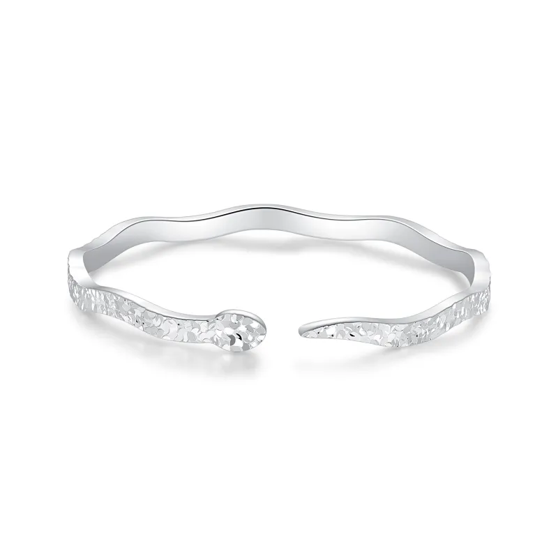 CHAOHONGJI Sterling Silver 990 Bangles Unisex-0