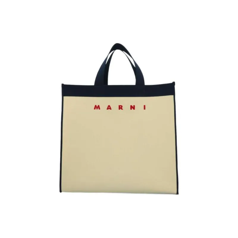 MARNI Logo Print Tote Bag-2