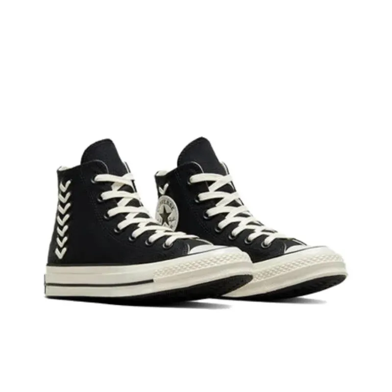 Chuck 70 Women's Converse High 'Crafted Laces Black Egret' Women's-1