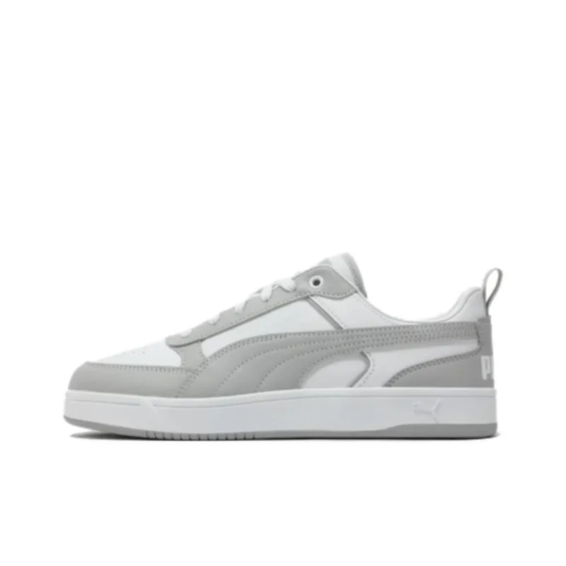 PUMA DRIBBLE Anti Slip Wear Resistant Low Top Skateboard Shoes Unisex Gray-0