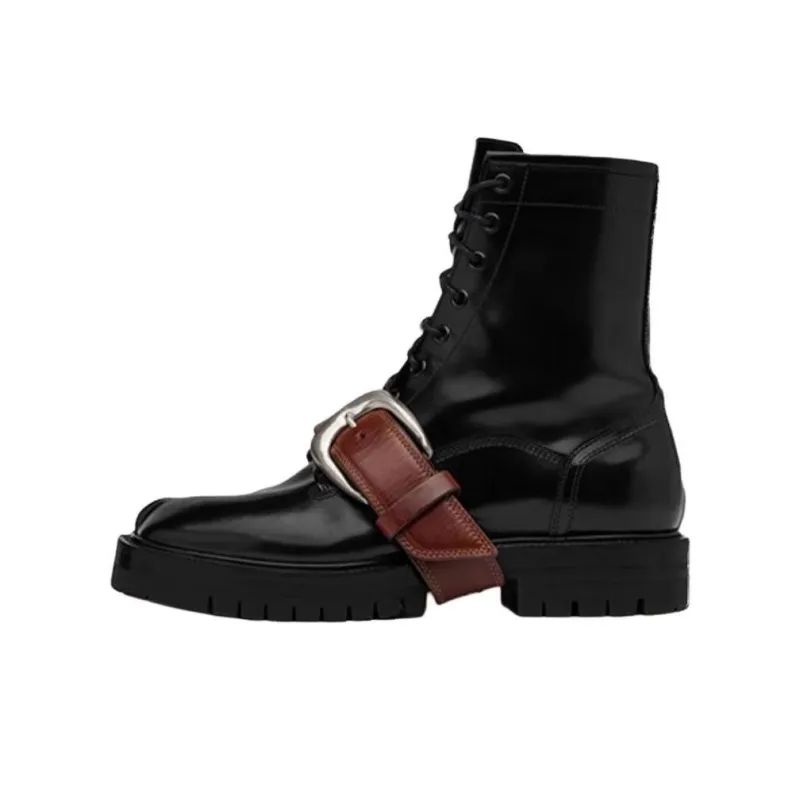 Maison Margiela Tabi Short Martin Boot 3cm Men's Black-0