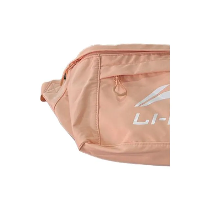 LiNing Polyester Sling Bag Regular Unisex Light Pink-2