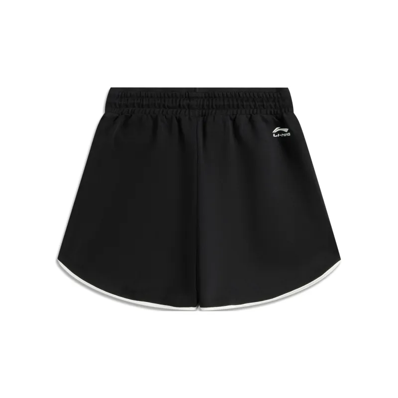 LiNing Sports Life Collection Sports Shorts Women's Black-1