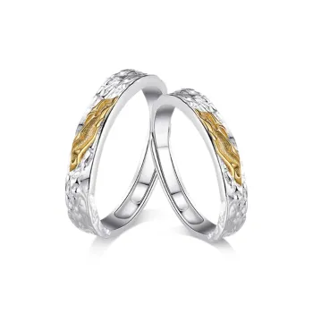 ROGA S999 Fine Silver Rings Unisex