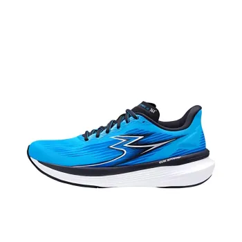 361° SPIRE6 Anti Slip Wear Resistant Low Top Running Shoes Men's Blue White
