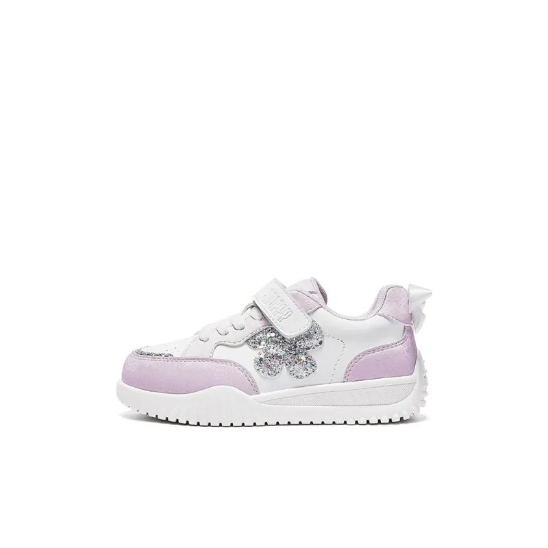 Snoffy Anti Slip And Wear Resistant Breathable Low Top Kids' Skateboarding Shoes Taro Purple/White Kids'-0