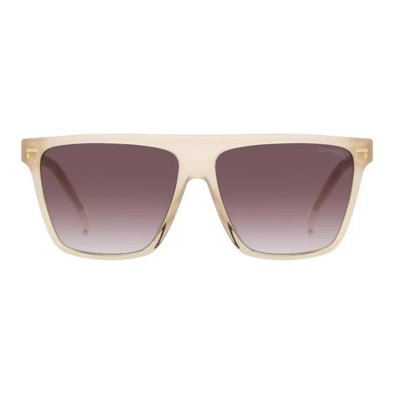 CARRERA Plastic Square Sunglasses Women's Light Brown-1