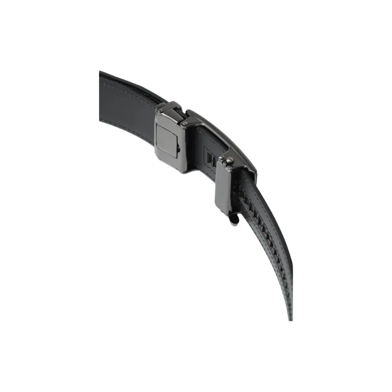 FION Mountain And Sea Journey Series Top Grain Cow Leather Leather Belts Men's 3.5cm-5