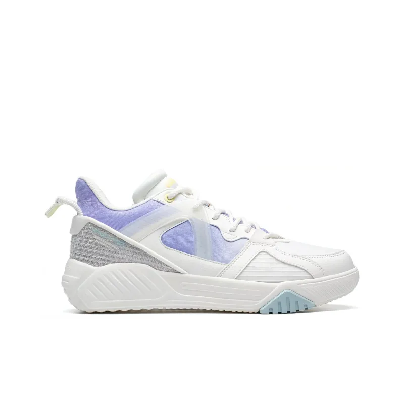 XTEP Epoch 2.0 Casual Shoes Women's Low Top Sail White/Taro Paste Purple-1