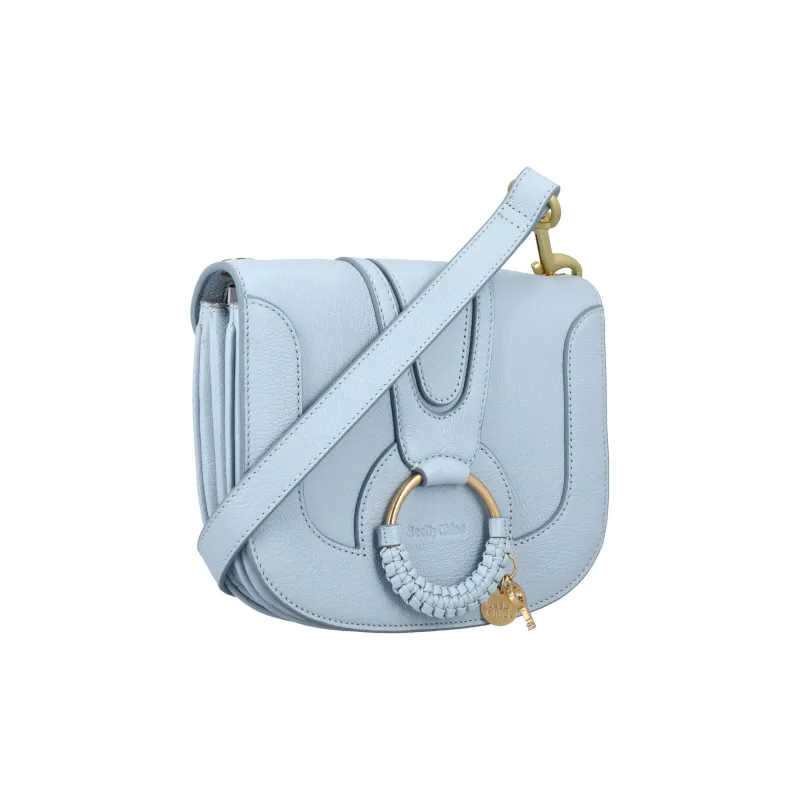 See By Chloe Hana Grain Goatskin Crossbody Bag, Shoulder Bag Women's Blue-4