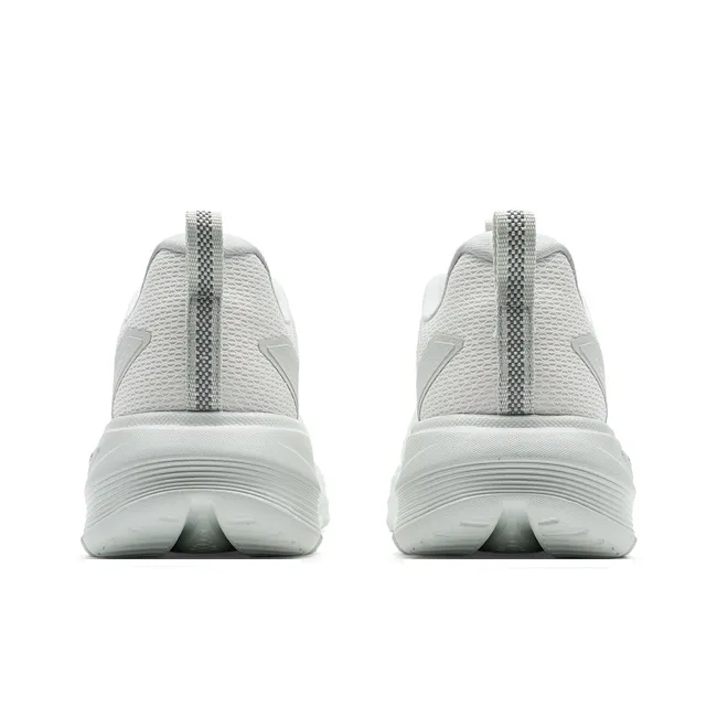XTEP Cushioned Breathable Slip-Resistant Low-Top Casual Running Shoes Women's Sail White Truffle Gray-3