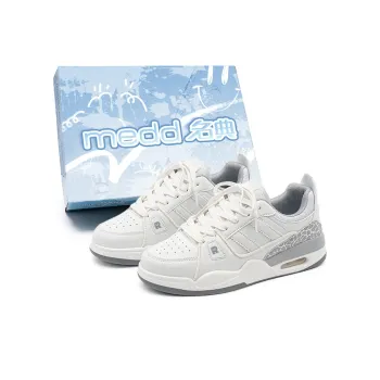 Medd Coverage Impact Resistance Support Abrasion Resistant Breathable Slip Resistant Low Top Skateboard Shoes Unisex