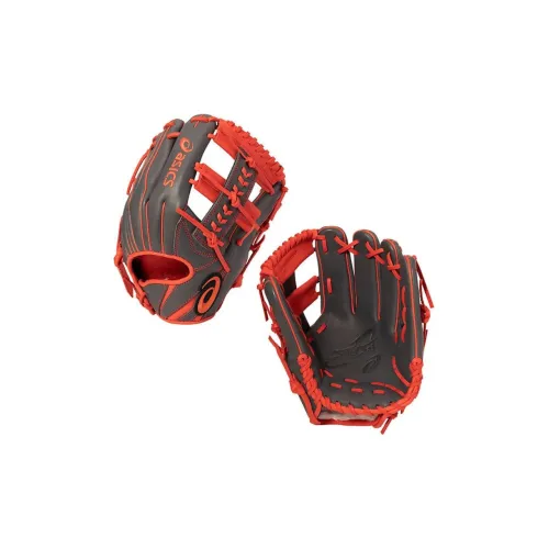 Asics Baseball Gloves Pitching Glove Leather Unisex Red
