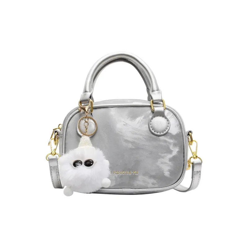 LUVISTRUE PU Handbag Shoulder Bag Crossbody Bag Medium Size Women's Black/Beige/Silver/Coffee/Pink-9
