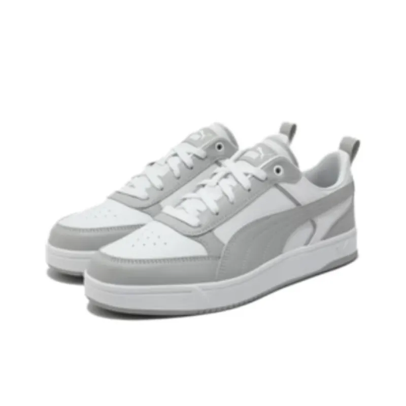 PUMA DRIBBLE Anti Slip Wear Resistant Low Top Skateboard Shoes Unisex Gray-2