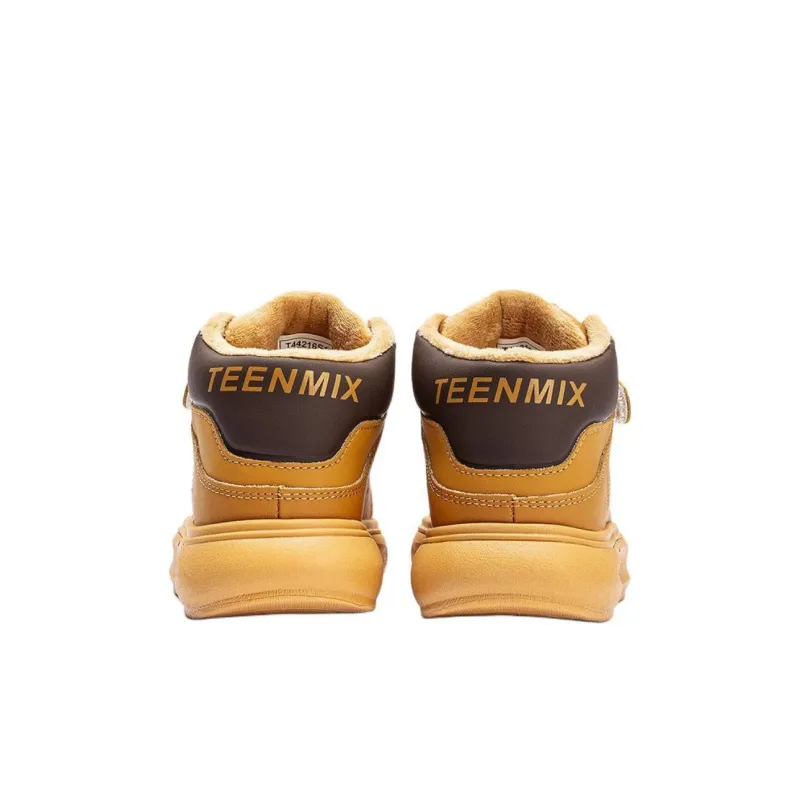 Teenmix Anti-Kick Lightweight Cushioning Warm Kids Lifestyle Shoes Ginger Cake Brown Kids'-3