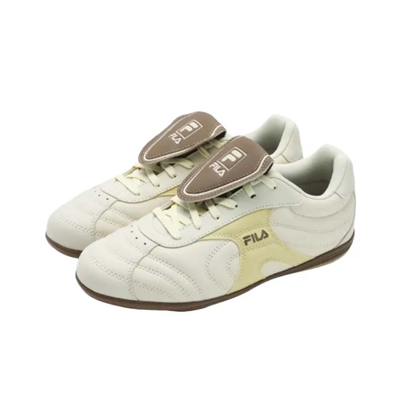 FILA LIPPER Water Dance Shoes Anti Slip Wear Resistant Low Top Casual Shoes Women's Beige Yellow-1