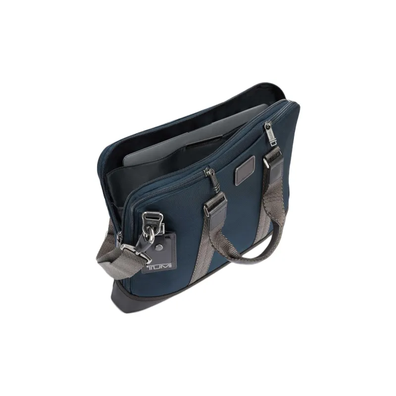 TUMI Nylon Laptop Bags Briefcases Men's Marine Blue-2