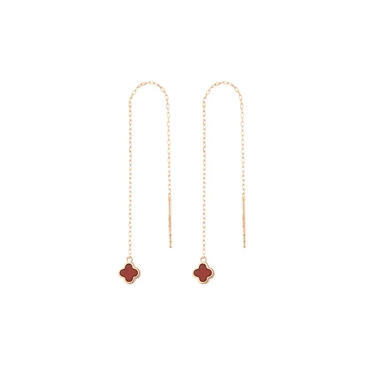 Schloney 18K Gold Drop Earrings Women's-0