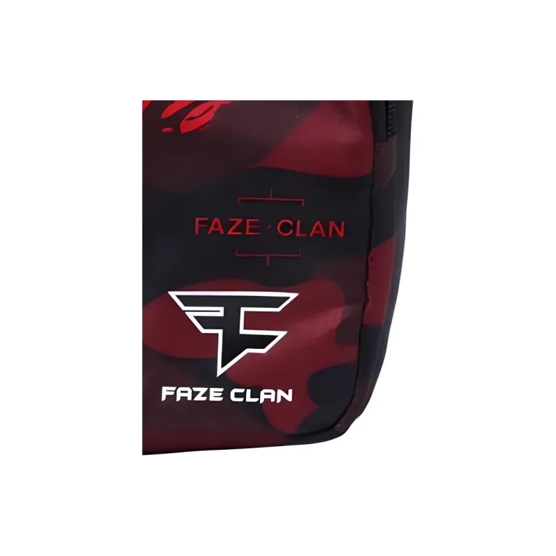 A BATHING APE FAZE CLAN GADGET POUCH Collaboration Fabric Shoulder Bag Crossbody Bag Medium Size Men's Red-3