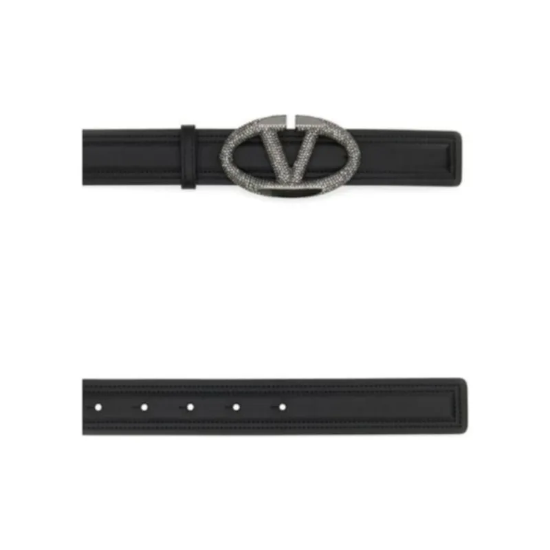 Valentino Garavani Logo Plaque Belt-1
