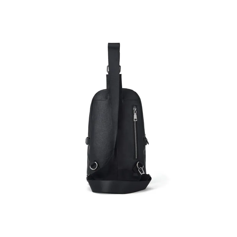 ROBERTA DI CAMERINO Cow Leather Sling Bag Men's Black-2