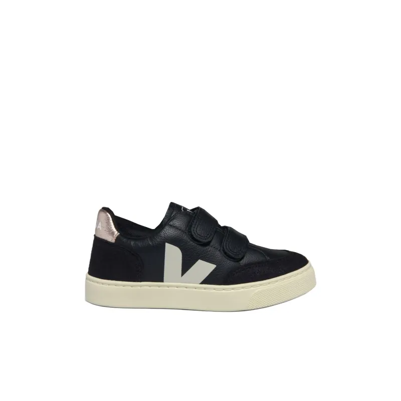 VEJA V-12 Low-Top Kids' Skateboarding Shoes Black Kids'-1