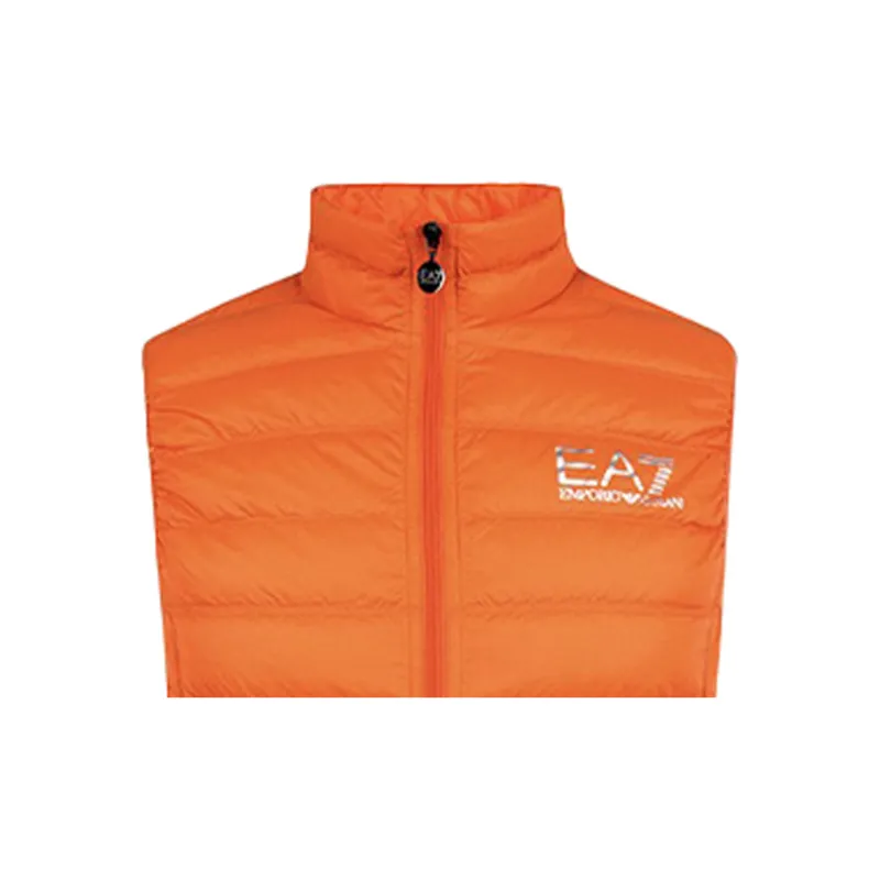 EMPORIO ARMANI Logo Printed Quilted Padded Gilet-4