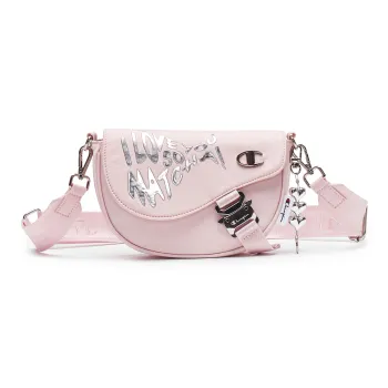 Champion Fabric Shoulder Bag Women's Light Blue Denim/Washed Pink