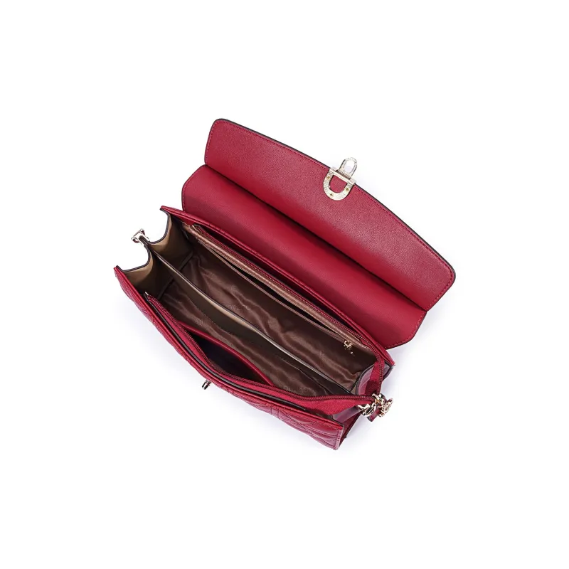Dubaolu Polyurethane Synthetic Leather Shoulder Bag Crossbody Bag Handbag Medium Size Women's Multicolor-4