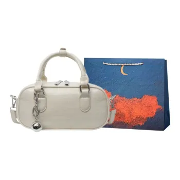 Elsvet PU Crossbody, One Shoulder, Portable Regular Women's White/Silver/Pink