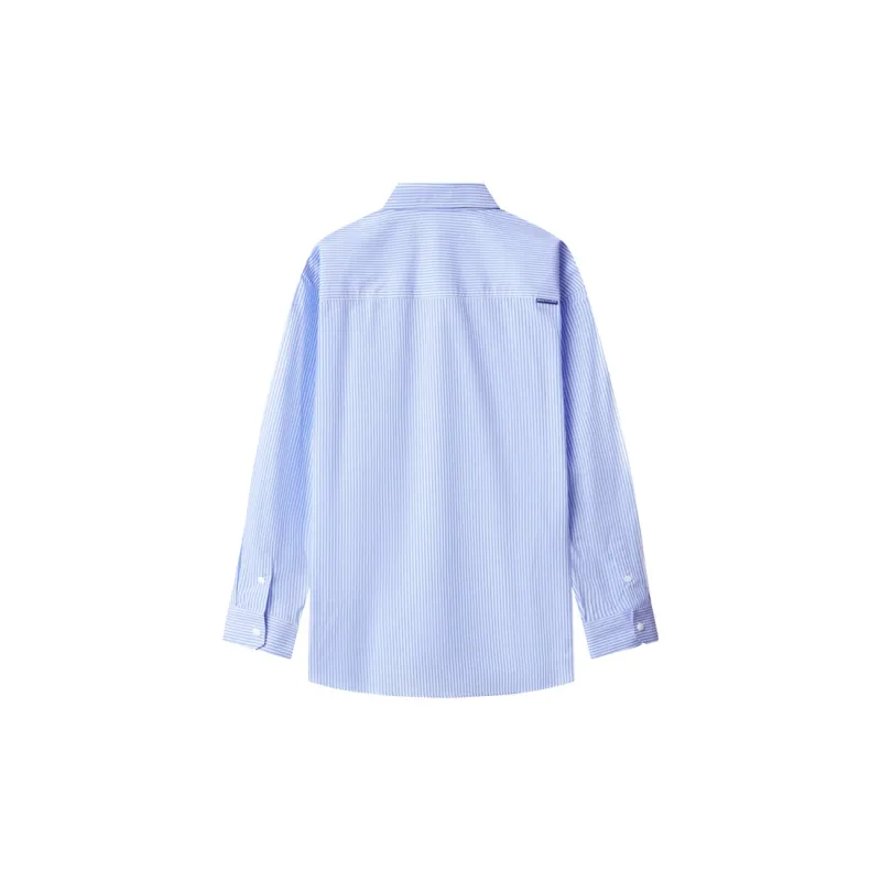 NAVIGARE Shirt Men's Denim Blue/White-1
