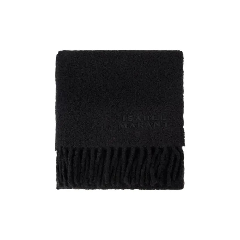 ISABEL MARANT ETOILE Fouzy Logo Embroidered Scarf-0