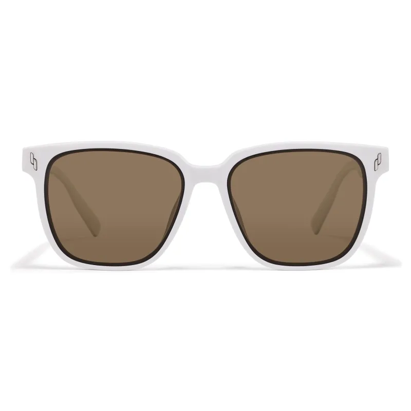 Sagawa Plate Frame TR/Memory Plastic Square Sunglasses Unisex-4