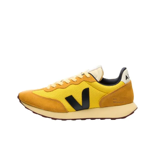 VEJA Rio Branco Low Top Casual Shoes Unisex Yellow