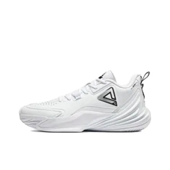 PEAK Shadow Hunt 1 Wear Resistant Low Top Basketball Shoes Men's White