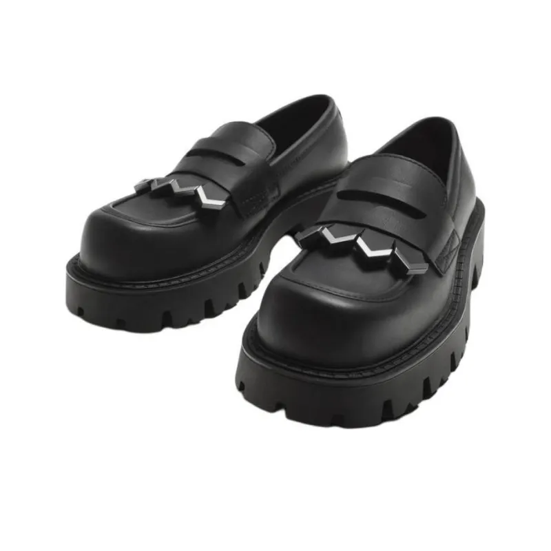 ZARA Loafers Men Black-2