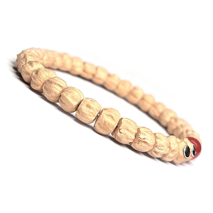 MOUNTAINS AND MANS Cacumen Platycladi Seeds New Chinese Style Good Luck Beaded Bracelet Unisex-2
