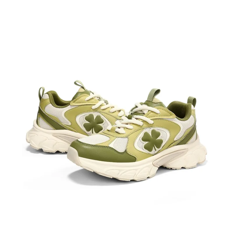 LUCKY BRAND Shock Absorbers With Abrasion Resistant And Slip Resistant Properties Low Top Chunky Sneakers Unisex-7