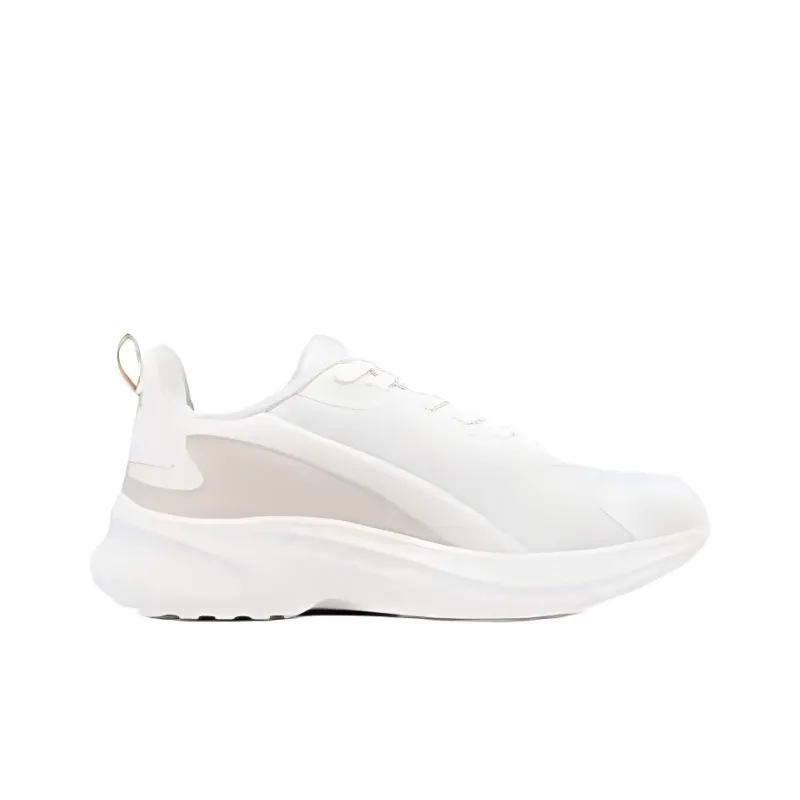 361° Cushioning Wear Resistant Low Top Running Shoes Women's White Pink-1