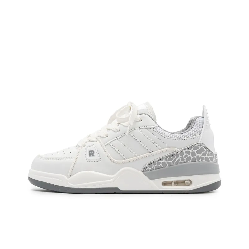 Medd Coverage Impact Resistance Support Abrasion Resistant Breathable Slip Resistant Low Top Skateboard Shoes Unisex-1