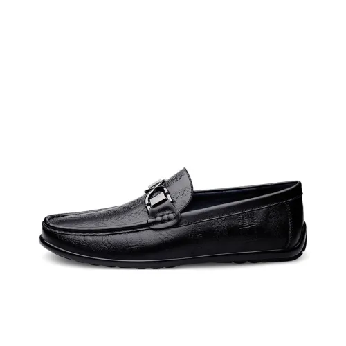 IMLINFEI Men's Casual Shoes Men Low Top Black/Blue