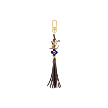 LOUIS VUITTON Lv X Tm Lv Bloom Superflat Key Holder